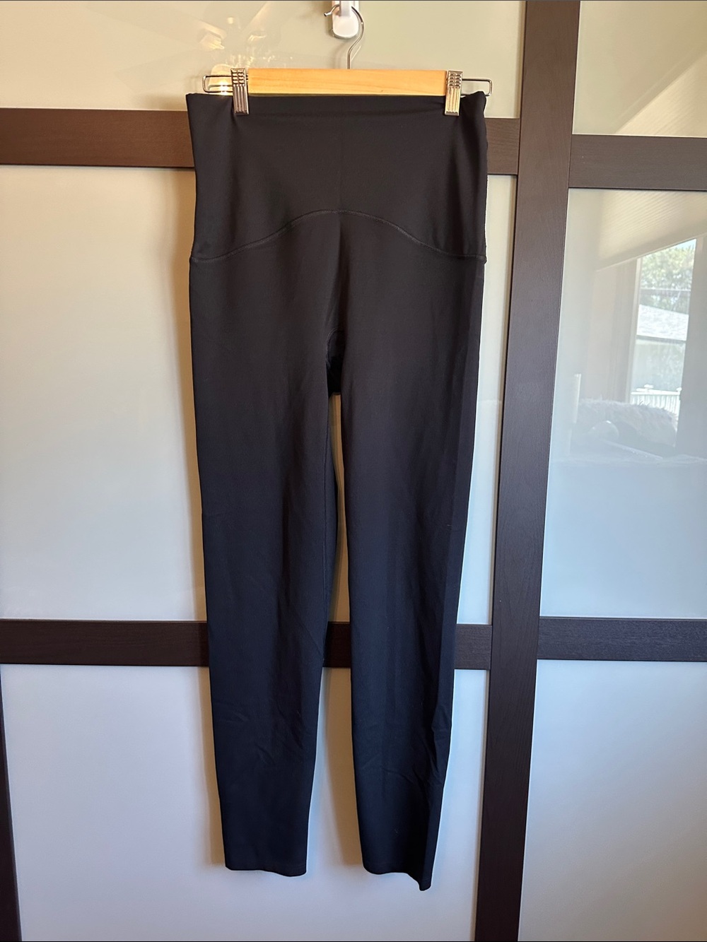 Women's Spanx High-Waist Black Leggings with Smooth Support size XL